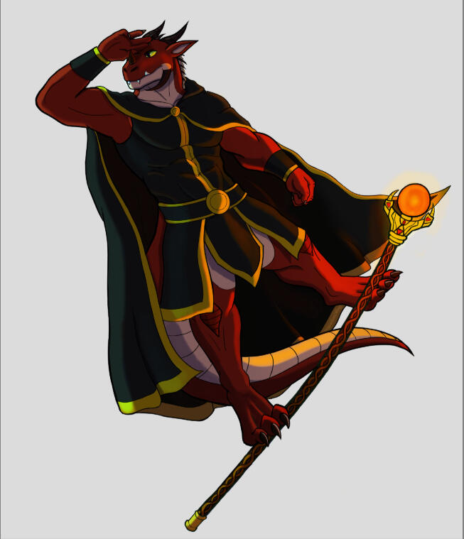 RED SHAOLIN DRAGON (COMM)